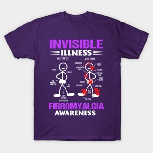 Fibromyalgia Awareness, Invisible Illness, Fibromyalgia Survivor, Fibromyalgia Warrior, Fibromyalgia Support T-Shirt